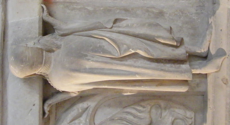 Germany Arnstadt Liebfrauenkirche Gunter XXV 1368 and wife Elisabeth of Honstein 1381 servant 5